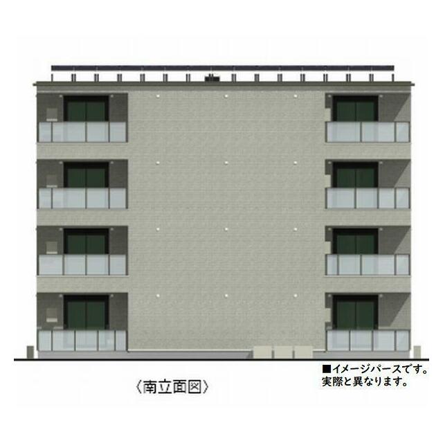 【外観パース(3)】ホテルライクシャーメゾンです。高級感溢れる佇まいがご入居者様を迎えます。