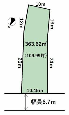 前面道路は融雪装置付き！