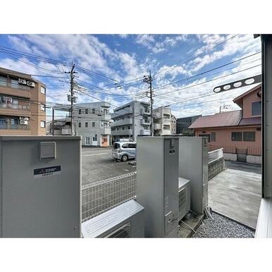 洗濯物の外干しもできます