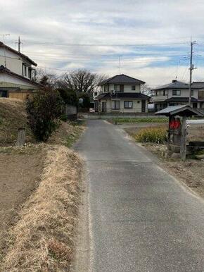 前面側面道路
