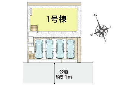 伊豆の国市中條1棟 区画図