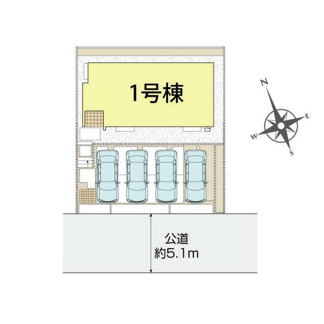 伊豆の国市中條1棟 区画図