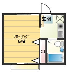 ２面採光なので明るいお部屋です