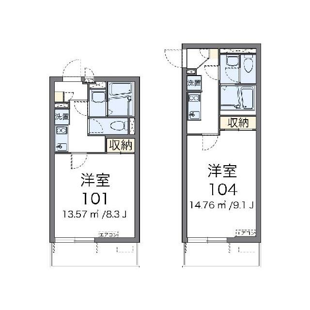 代表的な間取のため実際の間取とは異なる場合があります