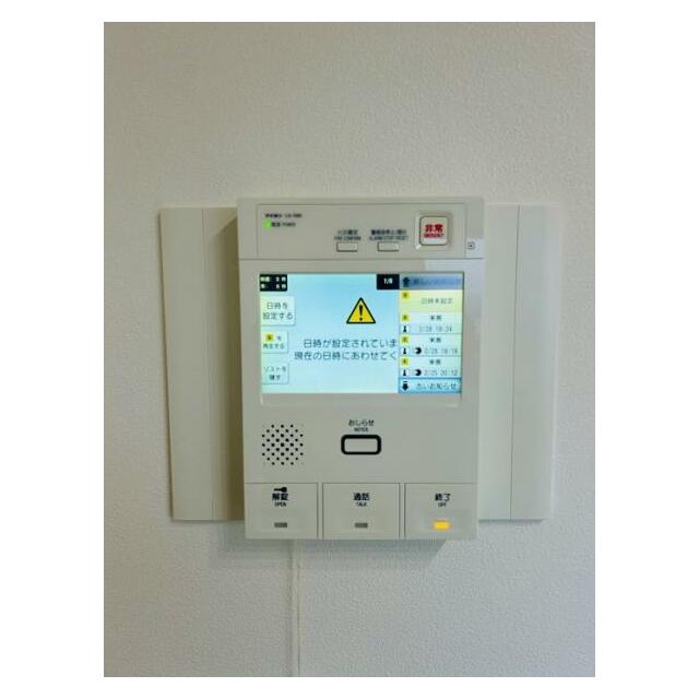 「設備」モニターホン付きで安心です。