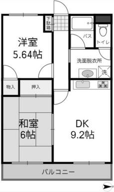 ２ＤＫ（約４８．６㎡）