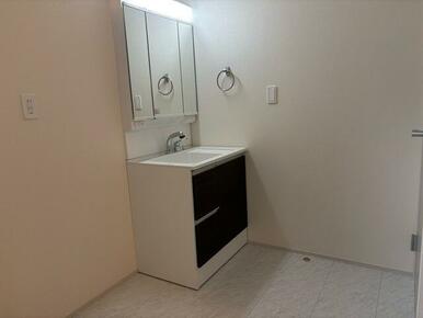 お化粧やヘアセットが楽しくなる洗面スペース（2号棟）