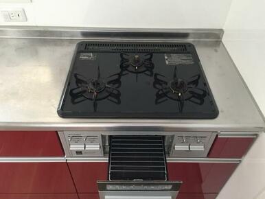 ３口コンロ（グリル付き）