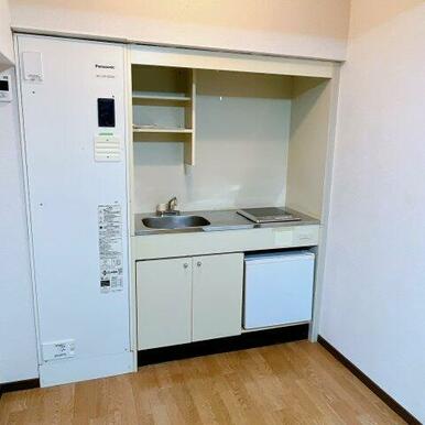 冷蔵庫スペースもあるキッチン！