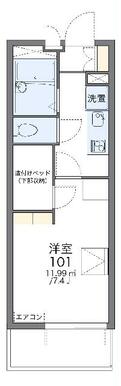 代表的な間取のため実際の間取とは異なる場合があります