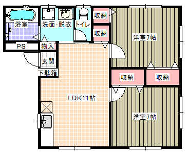 築浅２ＬＤＫ。Ｐ３台可。