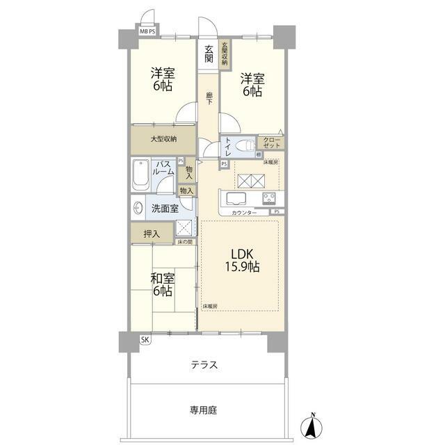 ライオンズマンション比良第３