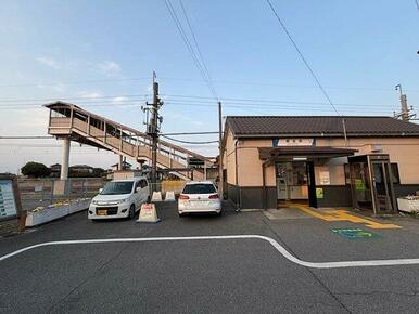 東武日光線の柳生駅。物件から徒歩11分の距離にあります