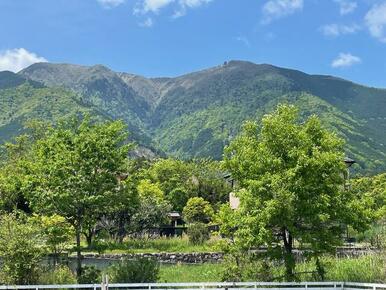 敷地前道路からの眺望