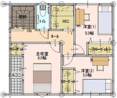 ２階平面図