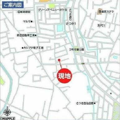 現地案内図