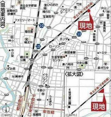 現地案内図