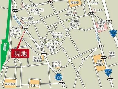 現地案内図