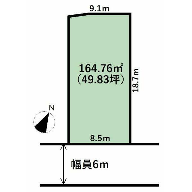 JR高山本線『越中八尾駅』まで460ｍの約50坪！