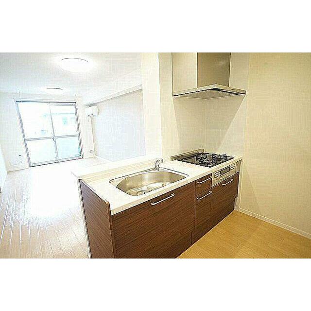 ３口ガスコンロのシステムキッチン