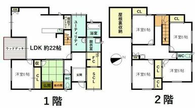 それぞれのプライベートが確保される6LDK！