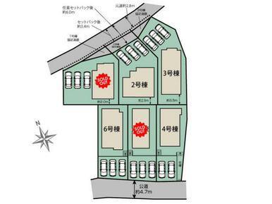 名古屋市名東区高針4丁目6棟 区画図