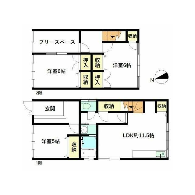 内外装フルリフォーム！水回りすべて新品交換済みの4LDK！