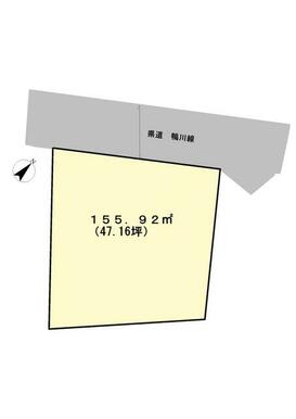 県道鴨川線に接道