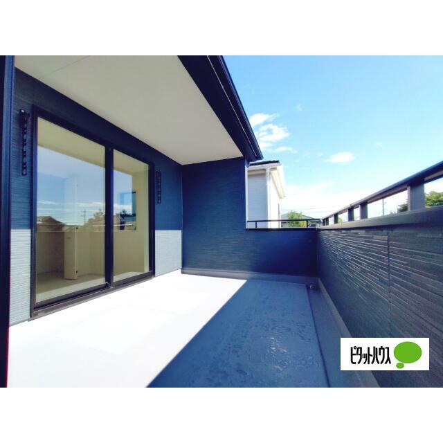 広々としたバルコニー