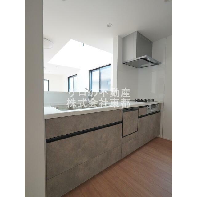 作業スペース広々♪システムキッチン♪