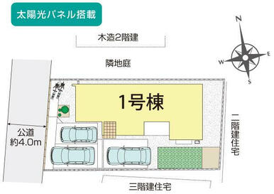 幸手市中4丁目2期1棟 区画図
