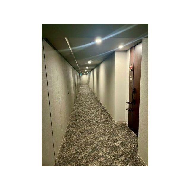 ホテルライクな内廊下の設計になります。