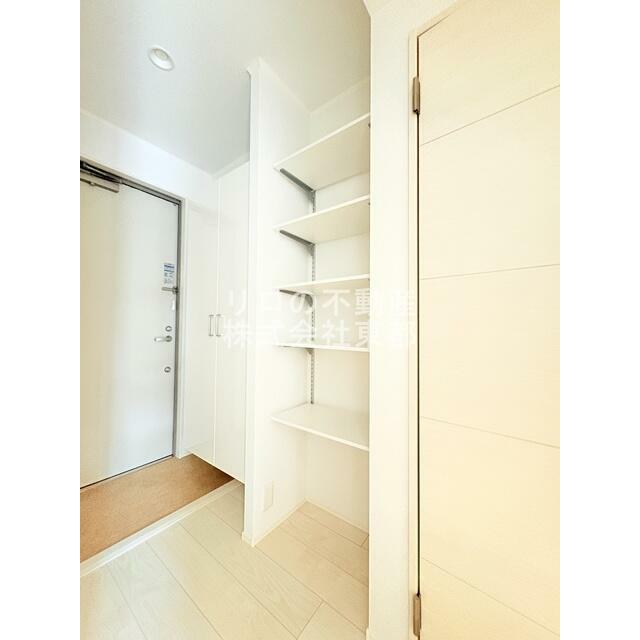 棚付なので収納道具なしでも◎