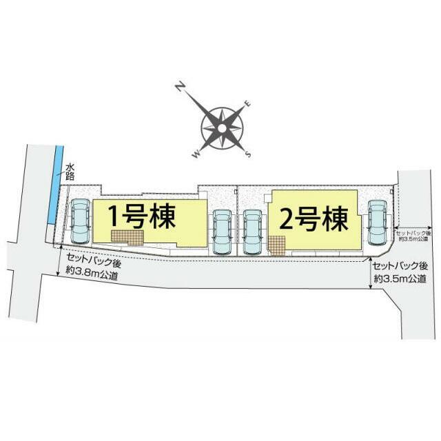 岡山市北区撫川3期2棟 区画図