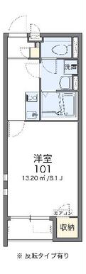 代表的な間取のため実際の間取とは異なる場合があります