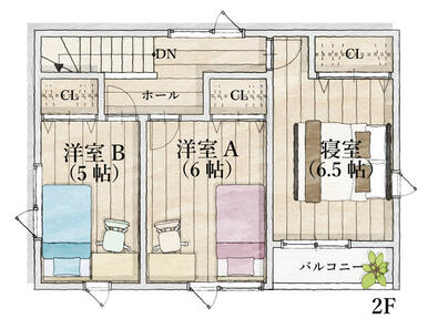 ２Ｆ間取り図