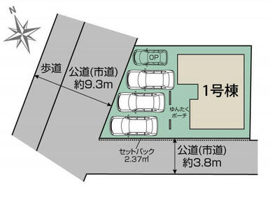 沖縄市泡瀬6丁目1棟 区画図