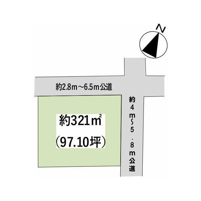 角地につき自由な建築設計が可能！