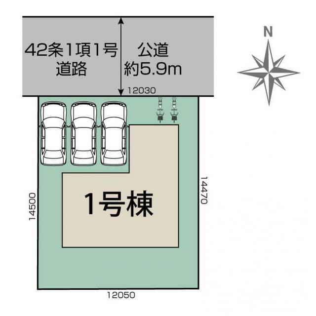 京都市左京区岩倉長谷町1棟 区画図