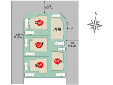 国分寺市高木町2丁目5棟 区画図
