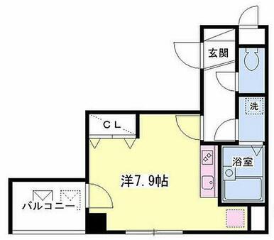 ７．９帖間取り図