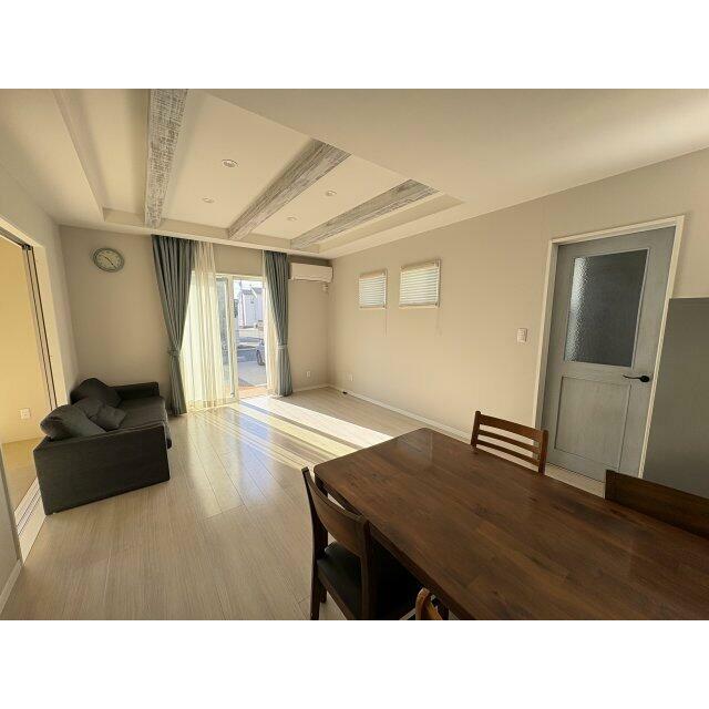 ゆったり過ごせるリビングです