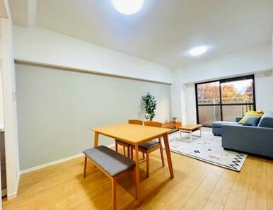 「LDK」約14.5帖の広々とした間取りです