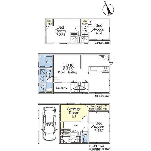 江戸川松江８期 3sldk 江戸川区の新築売戸建住宅の物件情報 一戸建て 新築 中古 東京都江戸川区 の賃貸 売買ならトキビル不動産 5fa17f8d561f1c02e0