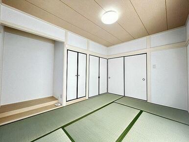 「１階和室」１階６帖和室の別角度からの様子です