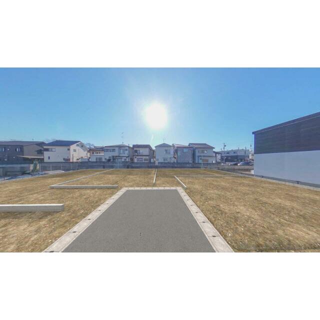 【完成予想図（造成後外観パース）】