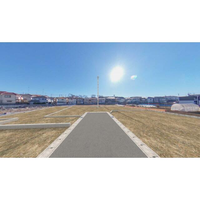 【完成予想図（造成後外観パース）】