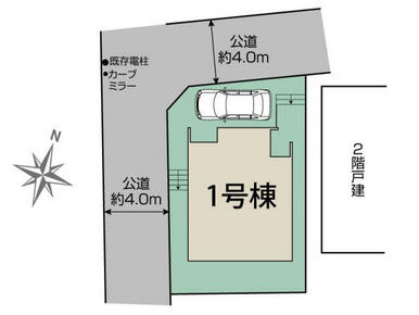 富士見市渡戸3丁目 区画図