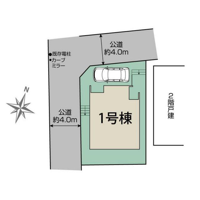 富士見市渡戸3丁目 区画図