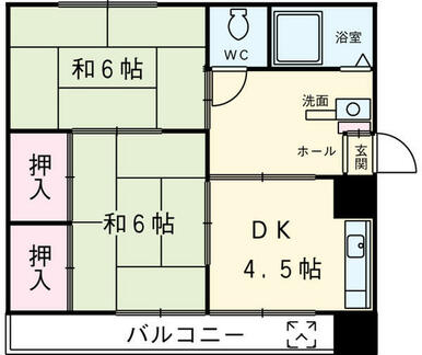 間取りは反転する場合がございます